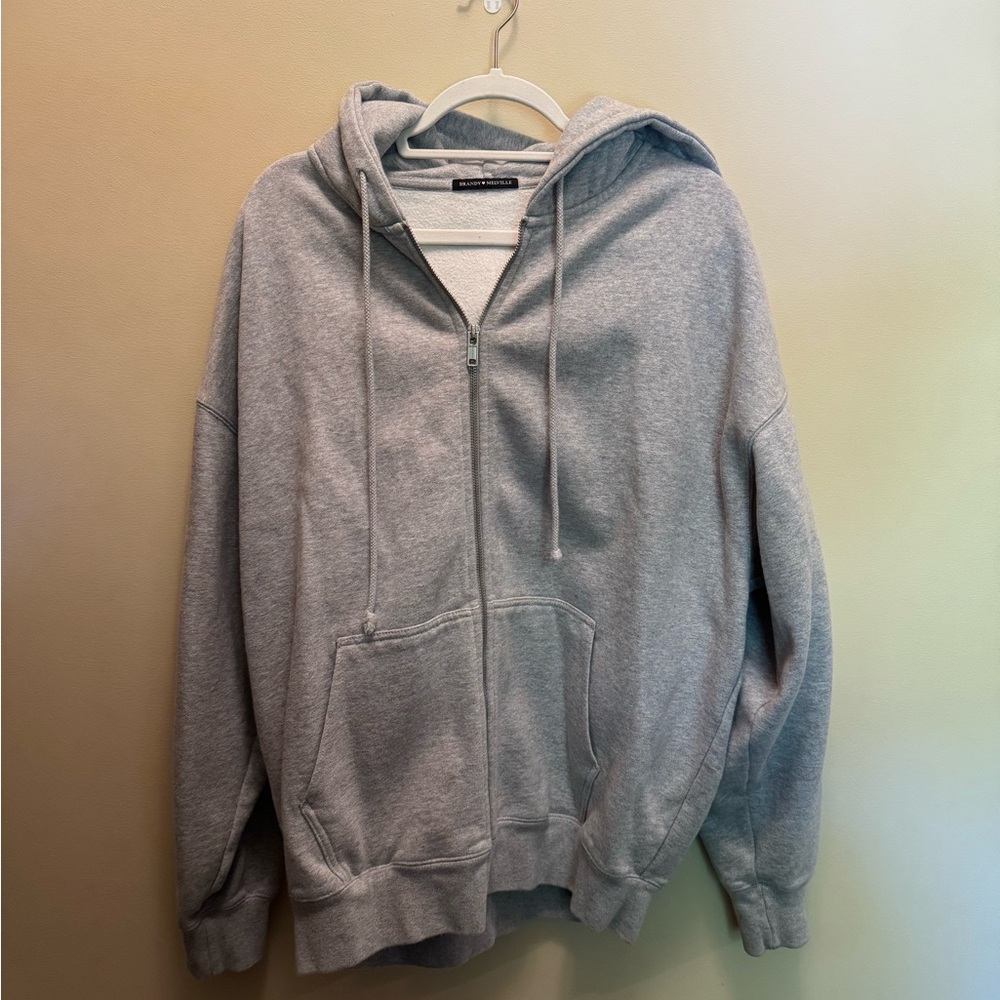 Brandy Melville Zip-Up Hoodie
